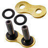 Maglia catena DID 520VX3 oro da rivettare forata