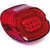 Fanalino posteriore per Harley-Davidson '99- Laydown led luce targa alta