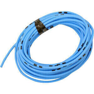 Cavo elettrico 0.82mm azzurro/nero 4mt