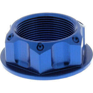 Dado cannotto di sterzo M33x1 alluminio JMP blu