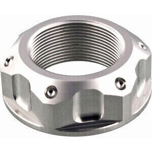 Dado cannotto di sterzo M28x1 alluminio JMP grigio