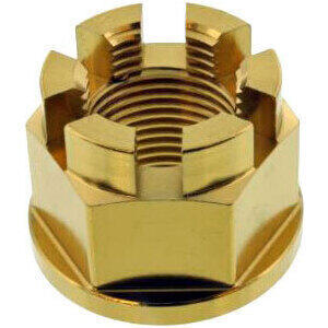 Dado perno ruota M24x1.5 inox oro