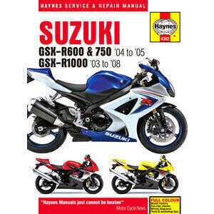 Manuale di officina per Suzuki GSX-R 1000 \'03-\'08