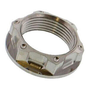 Achsmutter M25x1.5 Schlüssel 30mm Titan grau