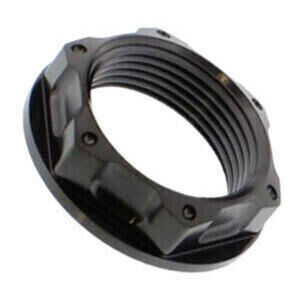 Dado perno ruota M25x1.5 chiave 30mm titanio nero