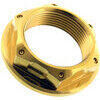 Achsmutter M25x1.25 Edelstahl gold