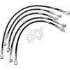 Aeronautical brake hose kit Moto Guzzi 750 S3 complete black