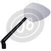 Specchietto retrovisore reversibile Motogadget M-View Sport lungo senza vetro nero - Foto 4