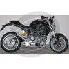 Impianto di scarico per Ducati Monster 1100 inox QD Exhaust Ex-Box - Foto 4
