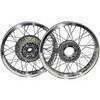 Ruota a raggi per Moto Guzzi Serie Grossa 18''x2.50 - 18''x3.00 spalla alta kit completo