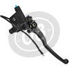 Pompa frizione 22mm Brembo PS13 serbatoio integrato nero completa - Foto 2