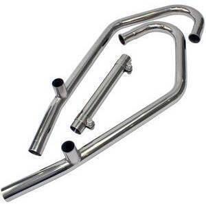 Exhaust pipe Moto Guzzi V 35 Custom kit cross tube stainless
