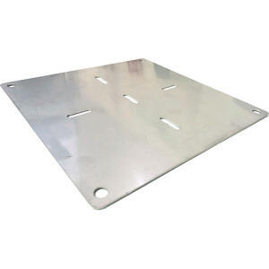 Base targa moto d'epoca inox