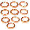 Ron­della tenuta cir­cuito o­lio 17x20x1.5mm rame set 10pz