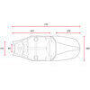 Sella completa per Triumph Bonneville monoposto marrone - Foto 5