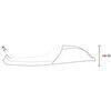 Sella completa per Triumph Bonneville monoposto marrone - Foto 4