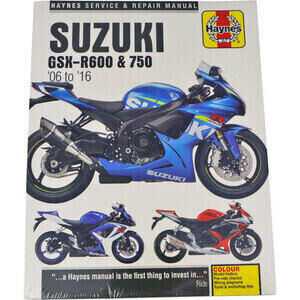 Manuale di officina per Suzuki GSX-R 600-750 \'06-\'16