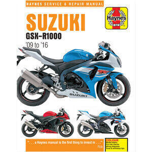 Manuale di officina per Suzuki GSX-R 1000 \'09-\'16