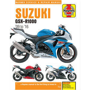 Workshop manual Suzuki GSX-R 1000 '09-'16