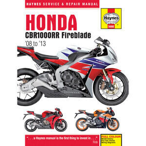 Manuale di officina per Honda CBR 1000 RR -'13