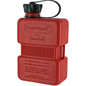 Tanica benzina portatile 0.5lt plastica rosso