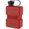 Bouteille de carburant 0.5lt plastique rouge