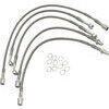 Kit tubi freno aeronautici per Moto Guzzi 850 T3 completo grigio