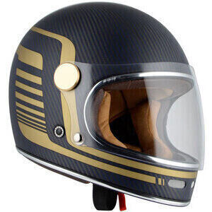Casco de moto integral By City Roadster II carbono azul