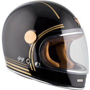 Casco moto integrale By City Roadster II nero/oro