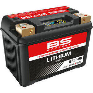 Batteria litio LiFePO4 BS Battery BSLi-08 12V-300A, 5Ah