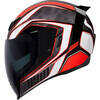 Casco moto integrale Icon Airflite Raceflite nero/bianco/rosso - Foto 2
