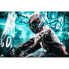 Casco moto integrale Icon Airflite Ultrabolt bianco/blu/nero/rosso - Foto 6