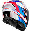 Casco moto integrale Icon Airflite Ultrabolt bianco/blu/nero/rosso - Foto 5