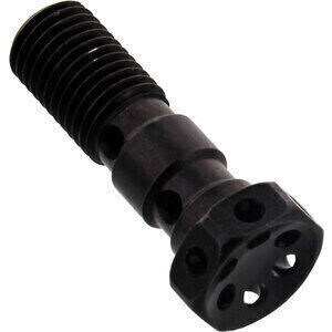Banjo bolt M10x1 double racing alloy black