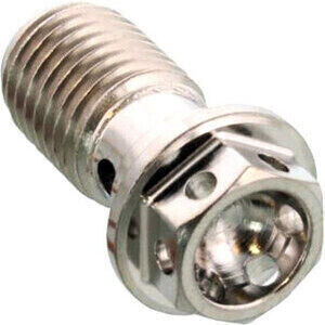 Tornillo banjo M10x1.25 simple racing inox gris