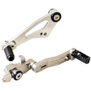 Leva comando pedane per BMW R 1200 GS '13- kit Gilles Tooling grigio