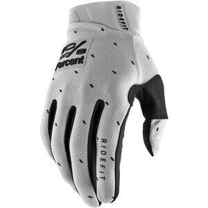 Motorcycle gloves 100% Ridefit grey