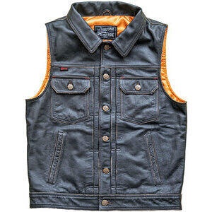 Gilet 13 1/2 Blood Moon pelle nero