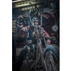 Gilet 13 1/2 Blood Moon pelle nero - Foto 8