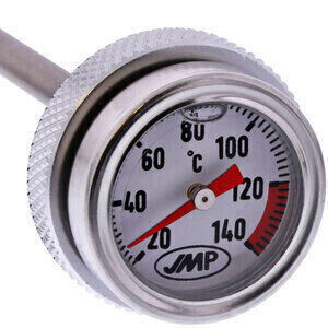Termometro olio M23x3 lunghezza 109mm fondo bianco
