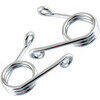 Molla sella a forbice 6.5mm cromo coppia