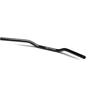 Manubrio 22mm LSL SBK Flat acciaio nero lucido