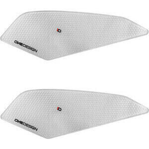 Fuel tank knee pads BMW R 1200 RS LC transparent pair