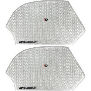 Fuel tank knee pads Suzuki GSX-R 750 \'11- transparent pair