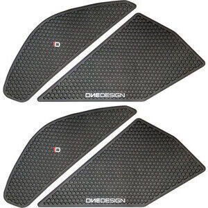 Fuel tank knee pads Kawasaki ZX-10 R \'11- black pair