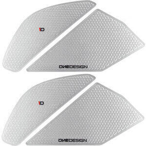 Fuel tank knee pads Kawasaki ZX-10 R \'11- trasparent pair