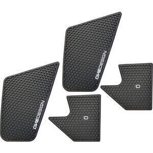 Fuel tank knee pads Yamaha MT-10 black pair