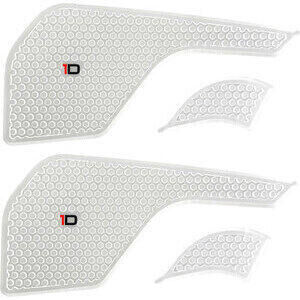 Fuel tank knee pads Triumph Tiger 800 \'15- transparent pair