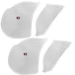 Fuel tank knee pads Ducati Panigale V4 transparent pair