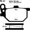 Pasticche freno EBC Brakes FA041 - Foto 2